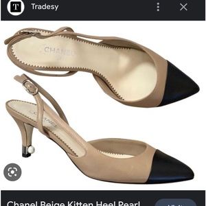 Chanel sling back heel UFT